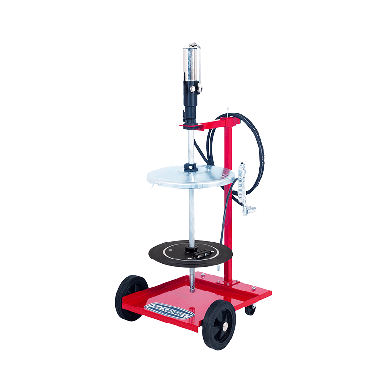 Flexbimec 4980 — Engrasadora neumática móvil para fustes de 50 kg